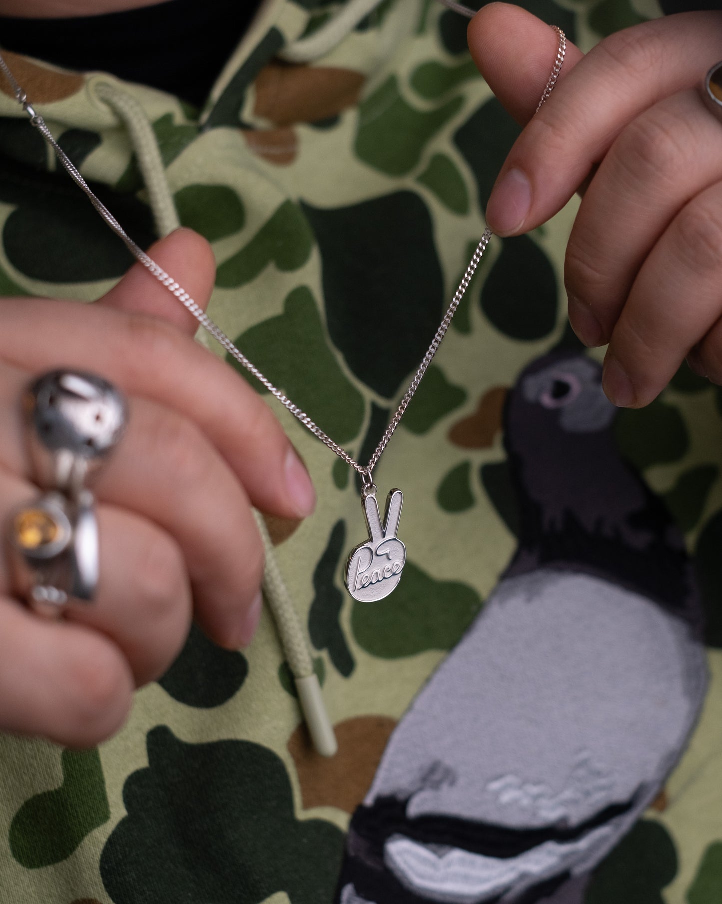 PEACE Pendant necklace